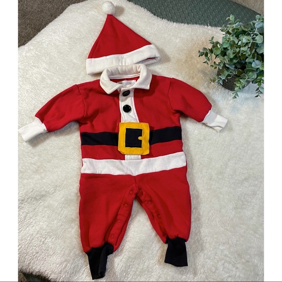 Other - Tiny town 6/9m baby santa outfit